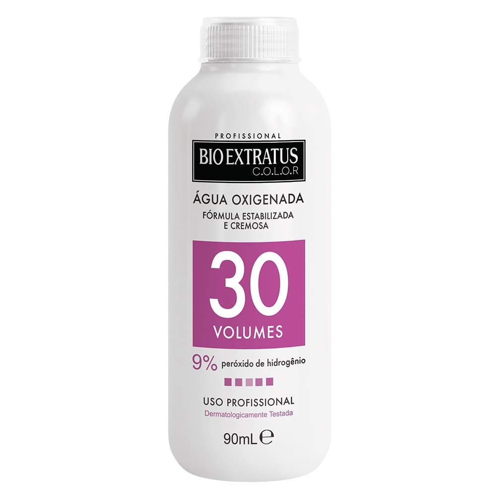 Água Oxigenada Cremosa Profissional Bio Extratus 90ml-30 volumes/Emulsão Profissional 30vol