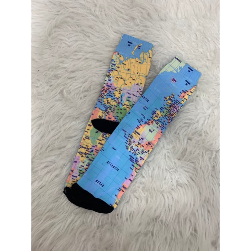 MEIA PERSONALIZADA MAPA MUNDI