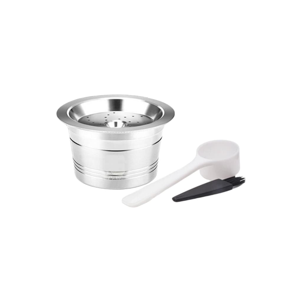 Capsula Tres Corações Reutilizável Inox Para Café Moído