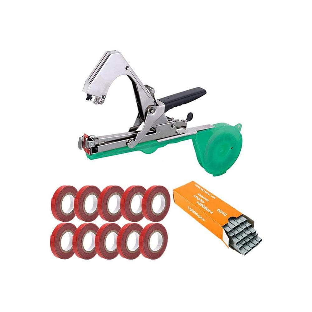 Kit Alceador + Grampos+ Fitas Amarração De Caules Ramos