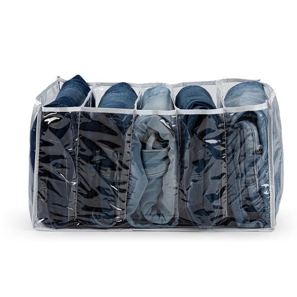 5 colmeia tamanho G calça jeans toalha camiseta blusa shorts bermuda organizador