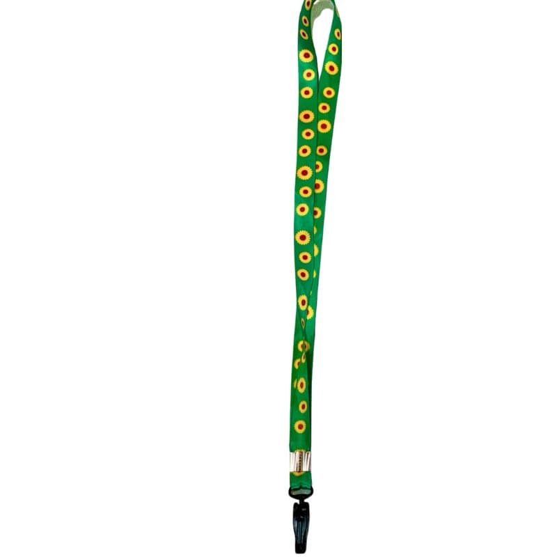 Cordão Girassol em tecido colorido pode lavar que não desbota