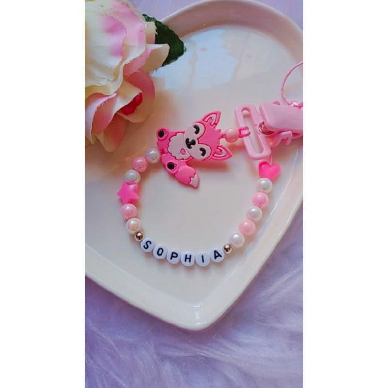 prendedor de chupeta para bebês 💙💖