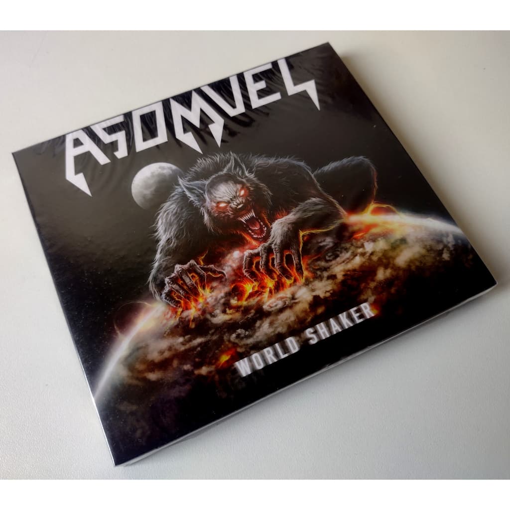 Cd Asomvel – World Shaker – Slipcase + Poster novo e lacrado