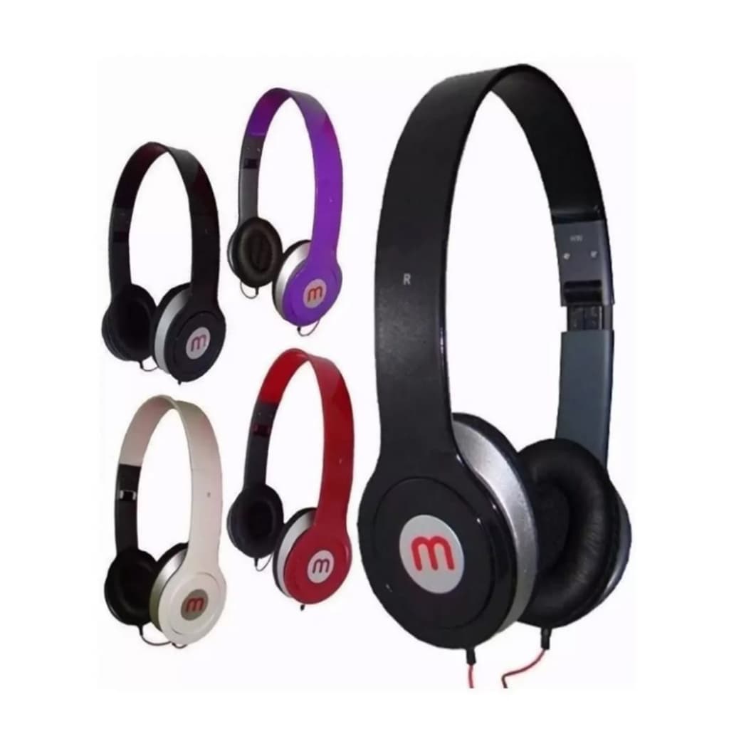 Fone De Ouvido c mic Estéreo Headphone Dobrável Com Fio Celular Pc fone m