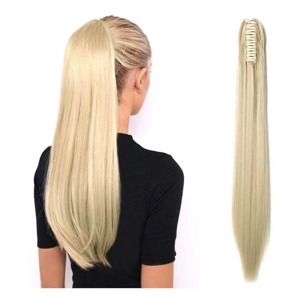 Aplique Cabelo Piranha Organico Liso Aceita Chapinha.