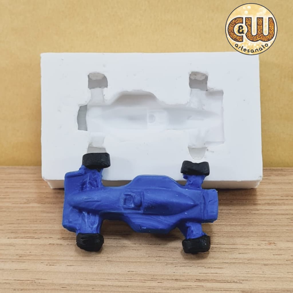 Molde de Silicone Carro de Formula 1 / Brinquedo - Decoração, Confeitaria e Artesanato