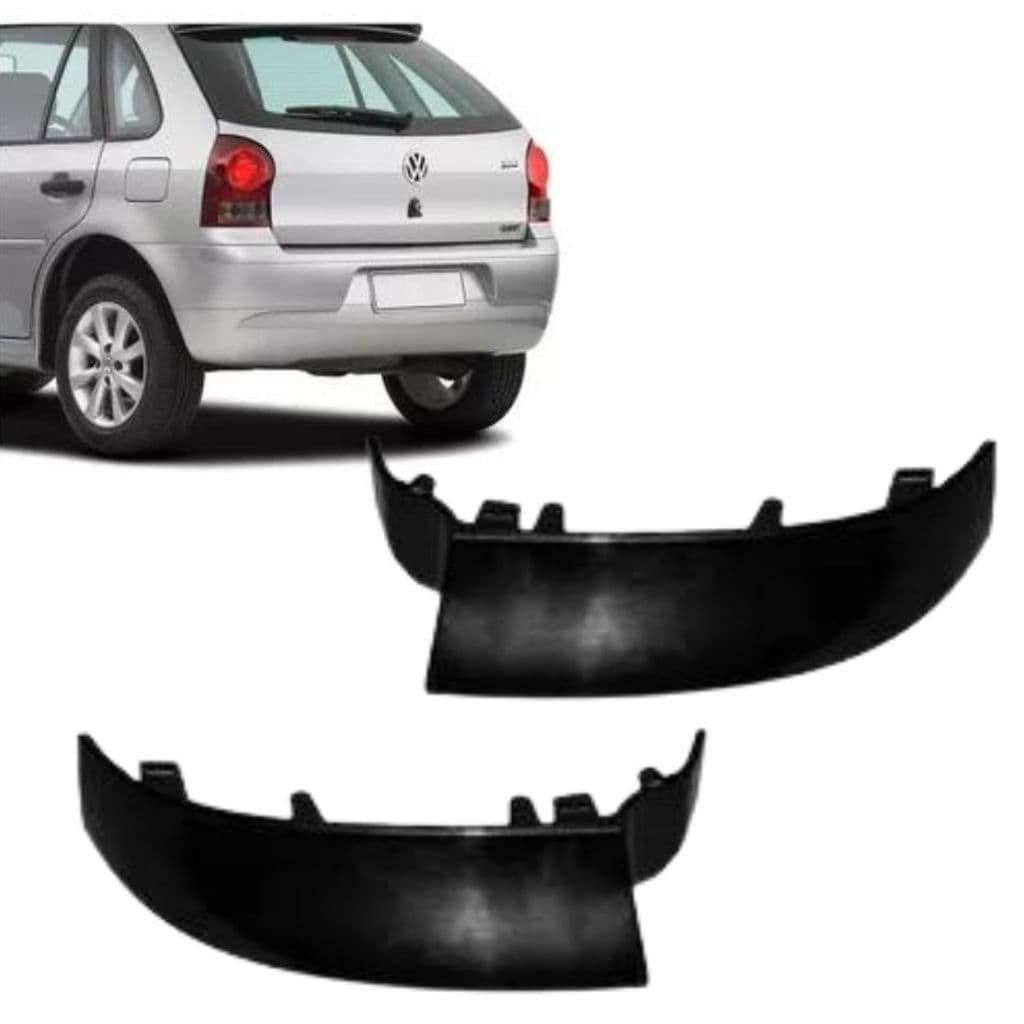Par Acabamento Moldura Lanterna Traseira Gol G4 2006 Á 2014