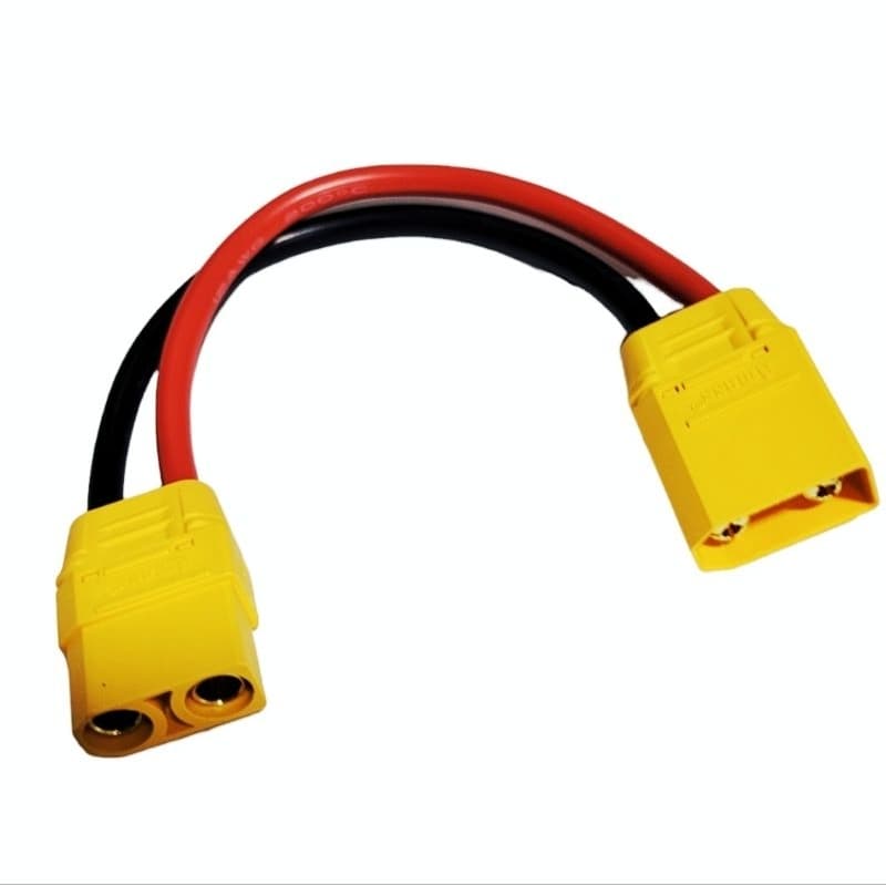 Extensão Xt90 Amass 15cm Fio 12awg Siliconado Hobby Drone Rc