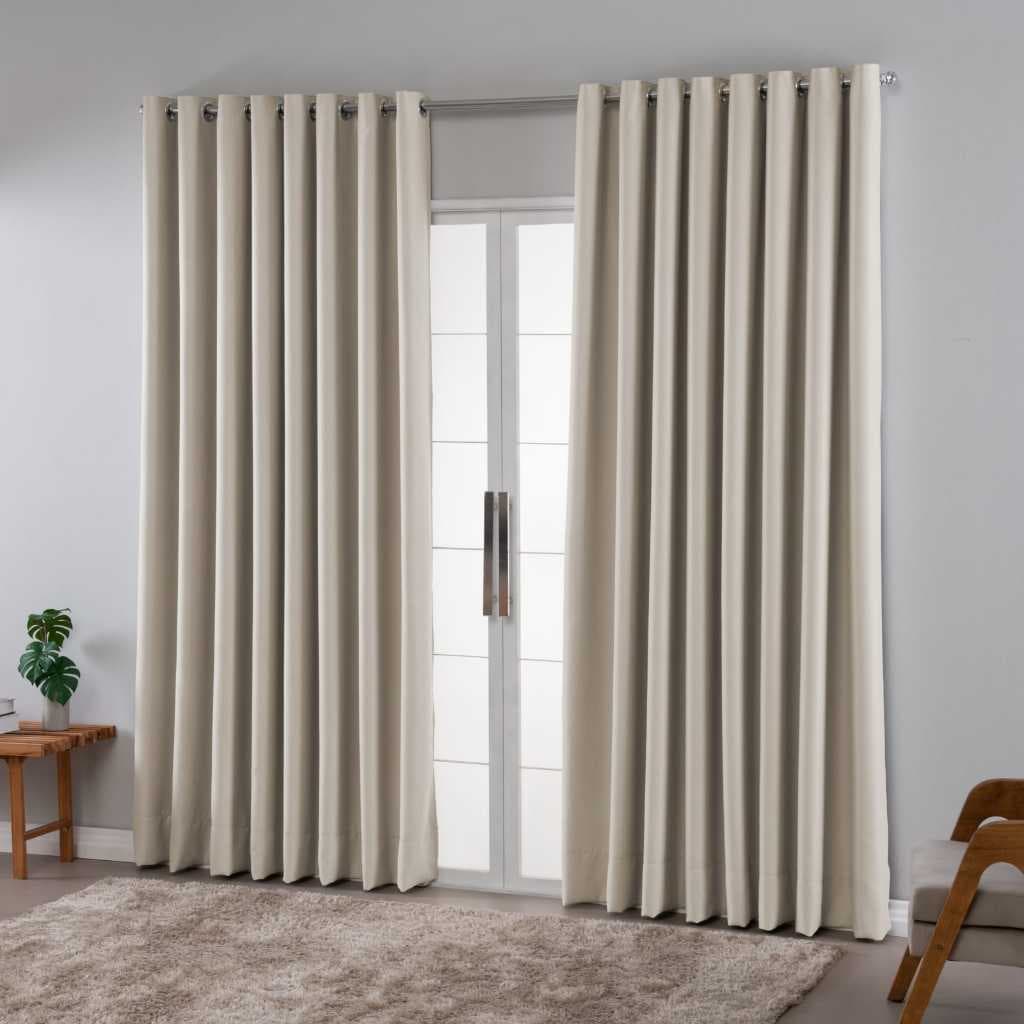Cortina Blackout Em Tecido 4.00x2.10 Para Varão Sala Quarto