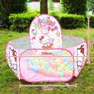 Piscina de bolinha infantil divertida