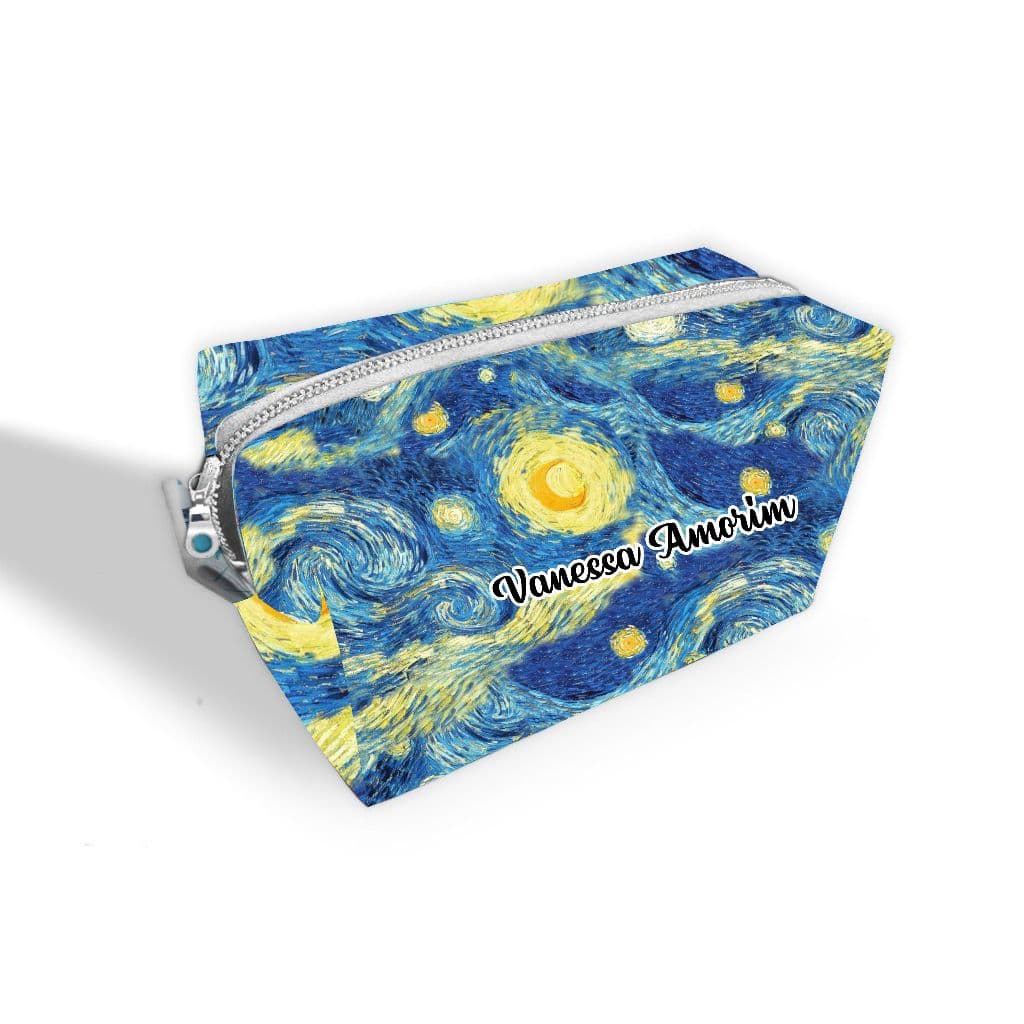 Necessaire Box Estojo Escolar Personalizado Van Gogh