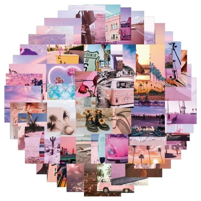 Conjunto de adesivos avulsos sortidos "California Dreams"