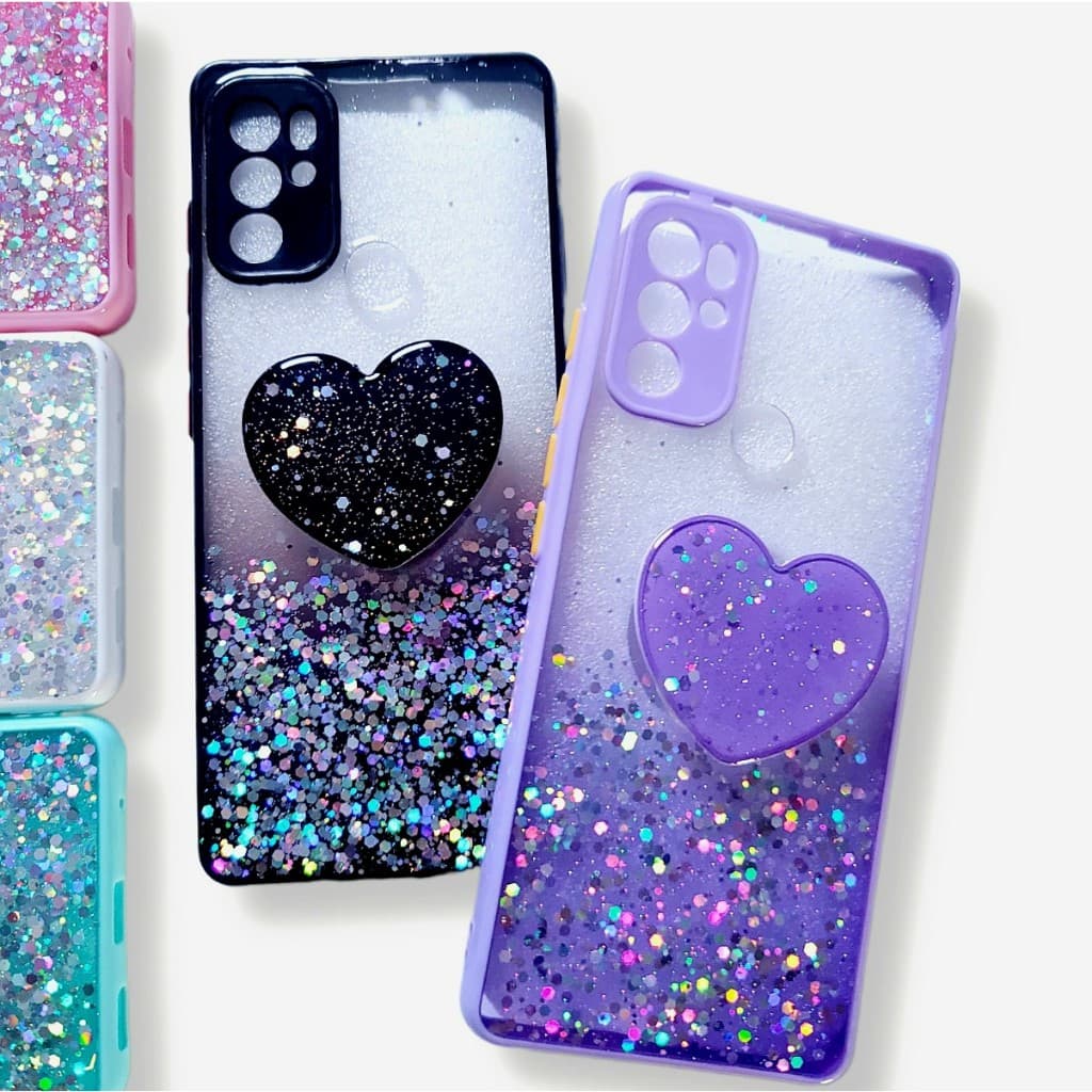 Capa Capinha anti impacto para Motorola Moto G60 / capa capinha Motorola Moto G60S com suporte de coração