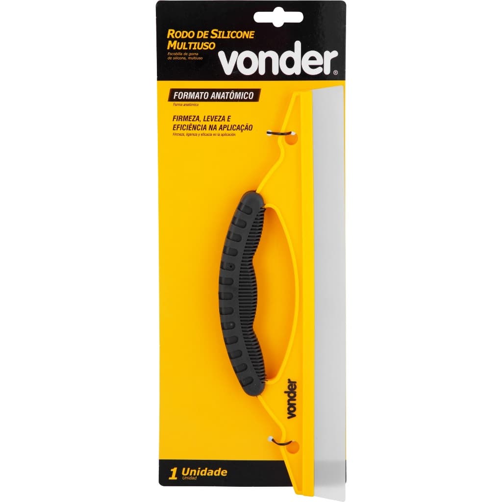 Rodo de silicone multiuso para limpar vidros de 31 cm - Vonder