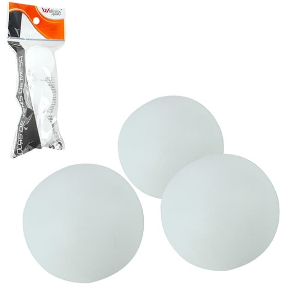 BOLINHA DE PING PONG / TENIS DE MESA COM 3 PECAS NA SOLAPA