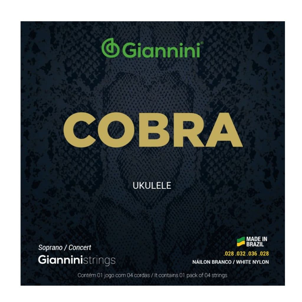 Encordoamento para Ukulele Giannini Cobra GEUKSC Concert/Soprano