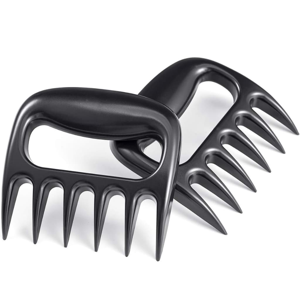 Kit 2 Garras De Urso Para Churrasco Desfiador Cortador Garfo
