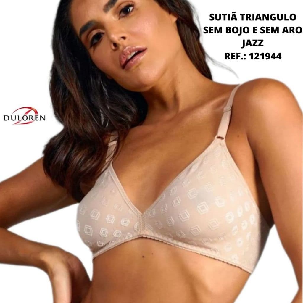 Sutiã Triângulo Sem Bojo E Sem Aro Jazz Duloren Ref.: 121944