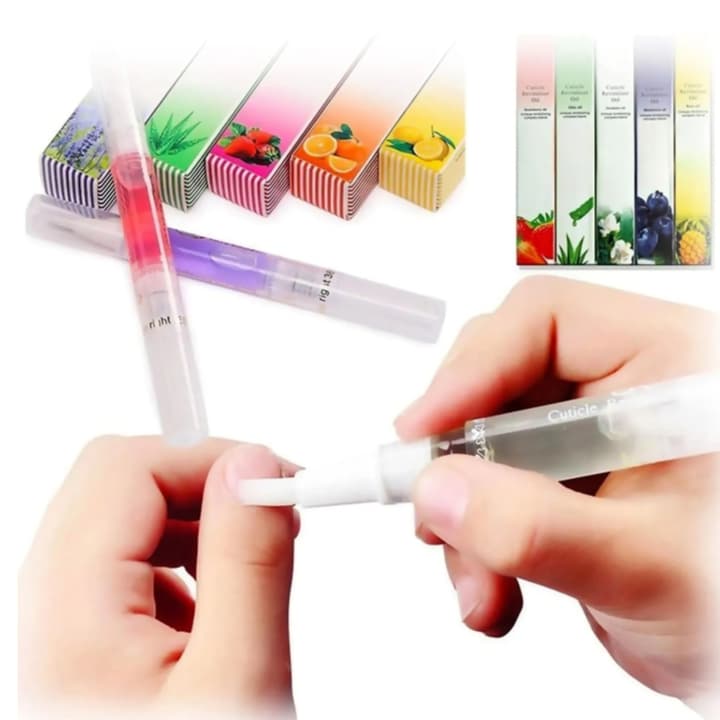 Kit Com 12 Canetas Amolecedor de cutícula de Óleo Revitalizador De Cutículas Aroma Hidratante Oleoso