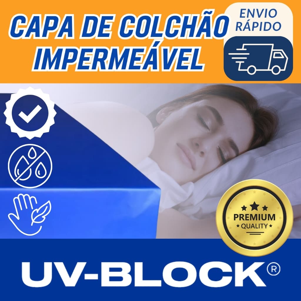 Capa Hospitalar Impermeável Elástica Cobrir Colchão Protege contra Poeira e Líquidos