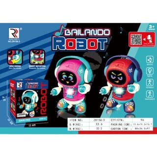 Robô Dançarino com luzes de led