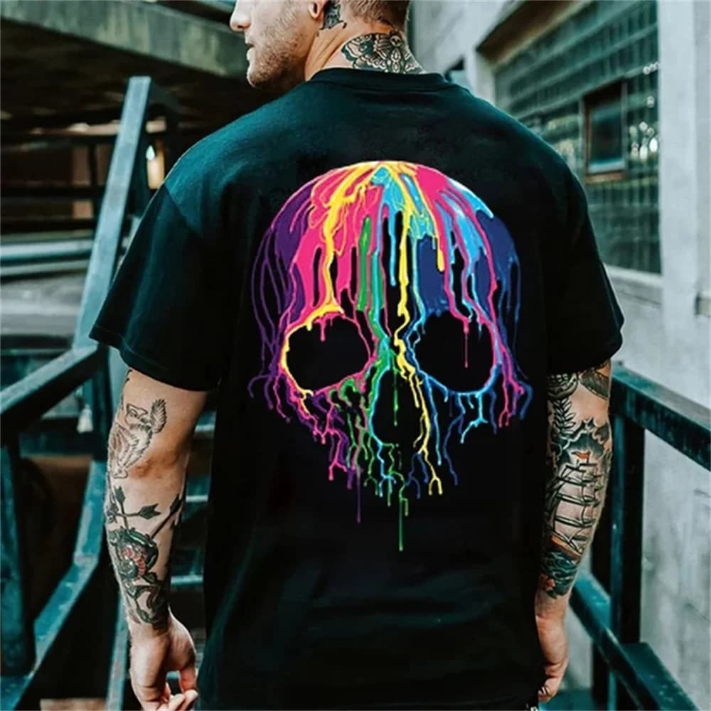 Camiseta Streetwear Várias Estampas Camisa 100% Algodão Alta Qualidade  Outlet Anime Scape