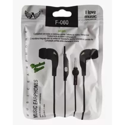 kti 3  FONE DE OUVIDO AURICULAR ESTÉREO ALTOMEX F-060 COM MICROFONE