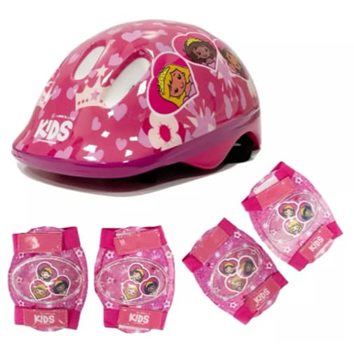 KIT PROTEÇÃO INFANTIL ABSOLUTE KIDS PRINCESAS (MENINA)