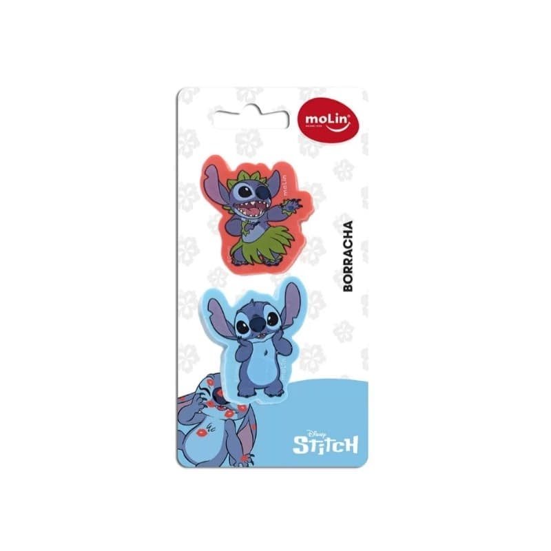 Borracha Disney Stitch Molin - BT 2 UN- DIVERSOS