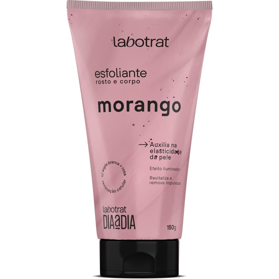 Esfoliante De Morango Corpo E Rosto 150g Labotrat