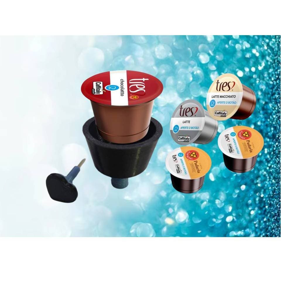 Adaptador para Cafeteira Dolce Gusto para usar cápsulas Três Corações1