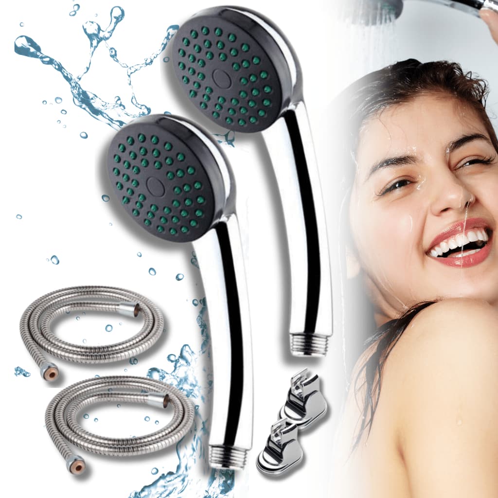 Kit 2 Duchas Manual Mangueira Chuveirinho Lavabo Higiênica