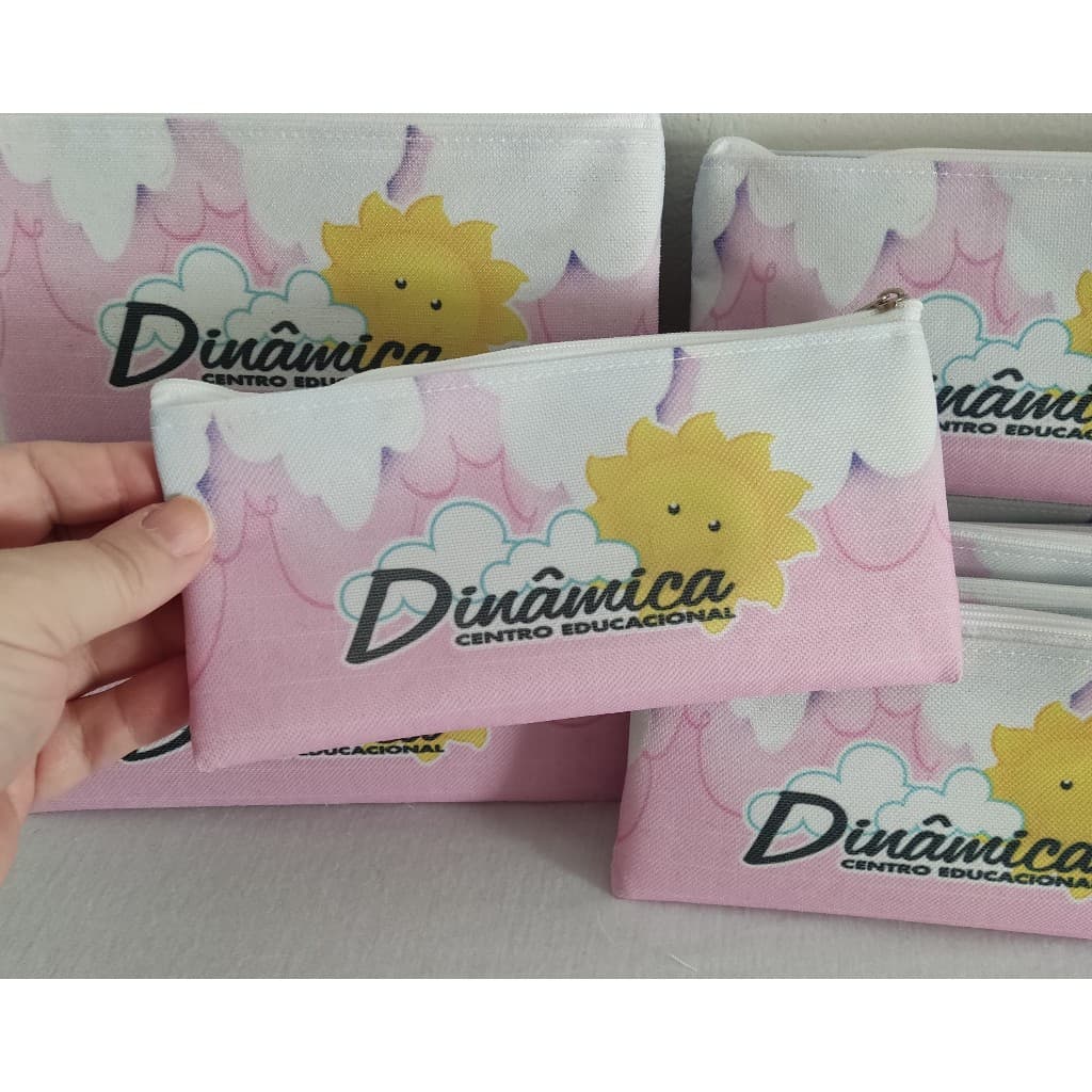 25 Lembrancinhas Personalizadas Estojo Slim  / estojo escolar / Estojo com sua logo / Volta as Aulas