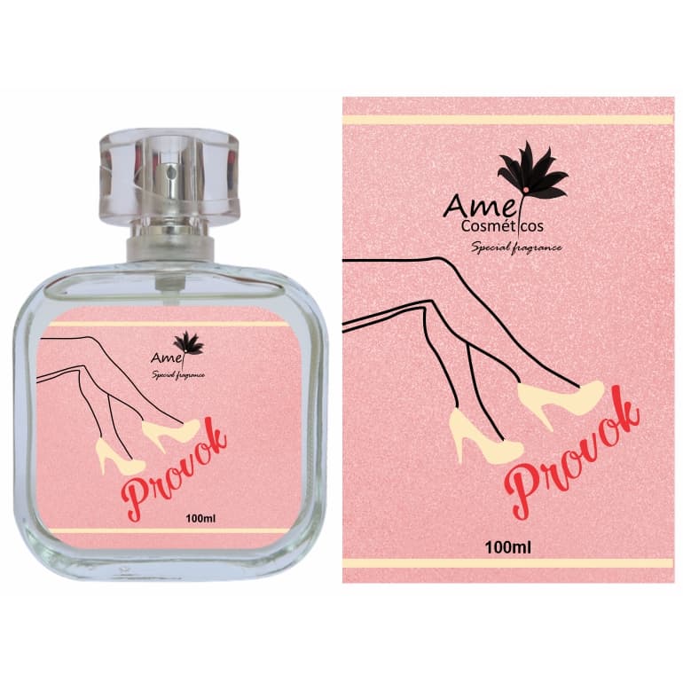 Perfume Feminino Provok Amei Cosmeticos Alta Fixação 33% de Essência Importada Parfum