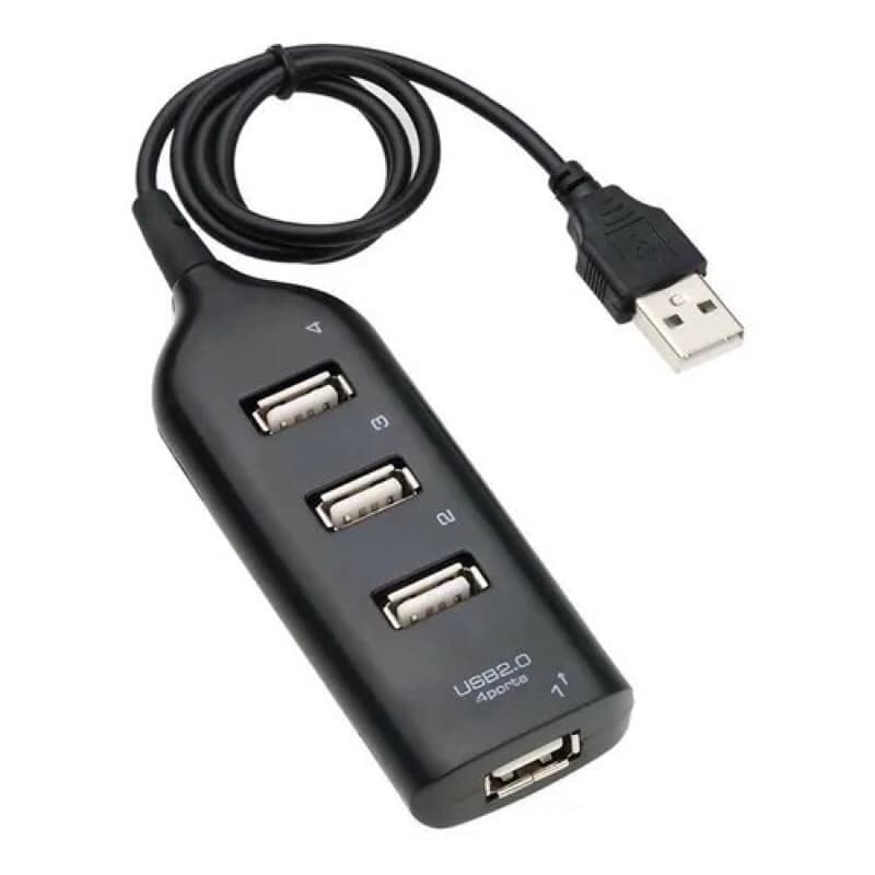 Hub Usb 2.0 4 Entradas USB Cabo 0,5m Saída USB