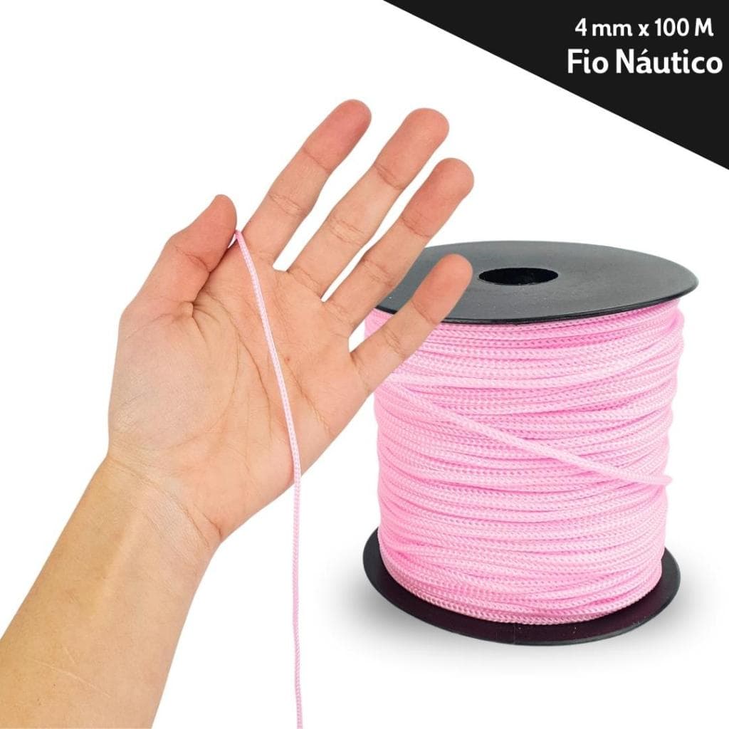 Fio Náutico Poliéster - Cores Diversas 2mm - Com 100 Metros - MGX