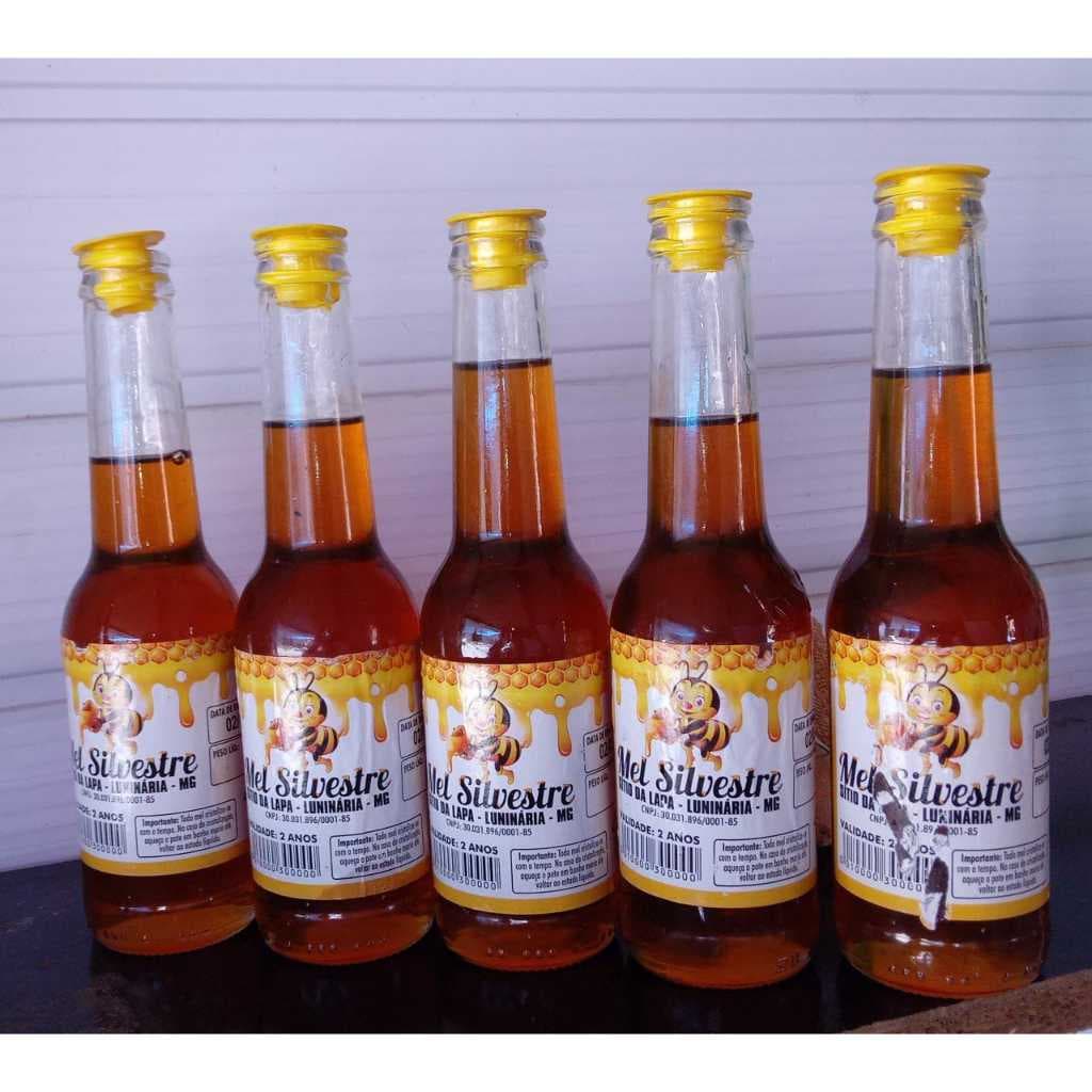 Mel Silvestre Garrafa Puro 100% Orgânico Silvestre 210Ml