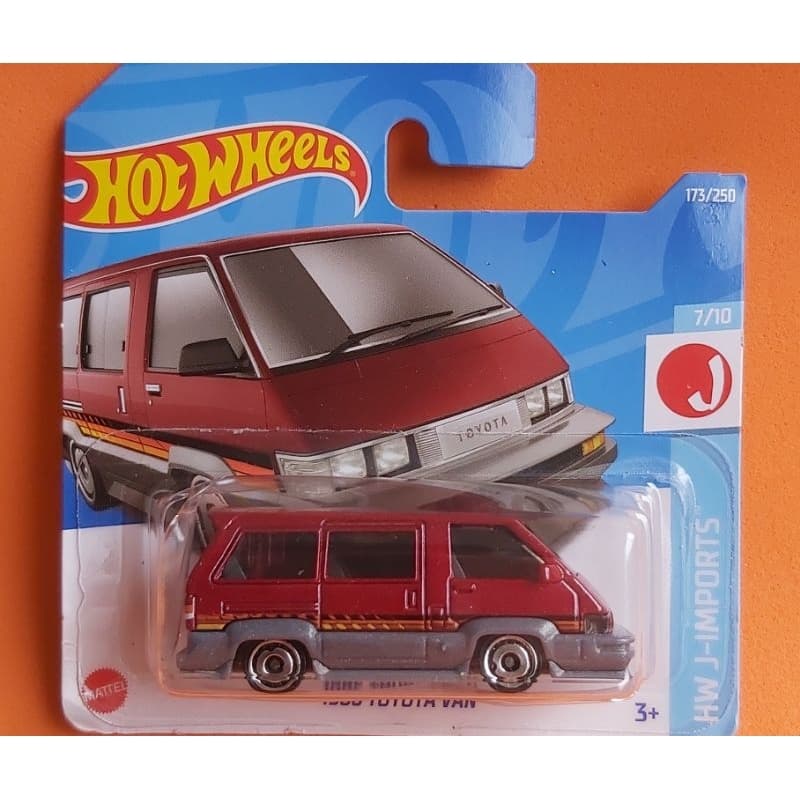 HOT WHEELS TOYOTA VAN LACRADO NA CARTELA ESCALA 1.64 TAMANHO 7CM HOT WHEELS NOVO