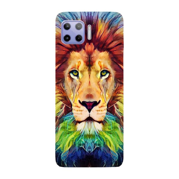 Capinha para Moto G 5G Plus Anti Impacto Personalizada - Leão Aquarela