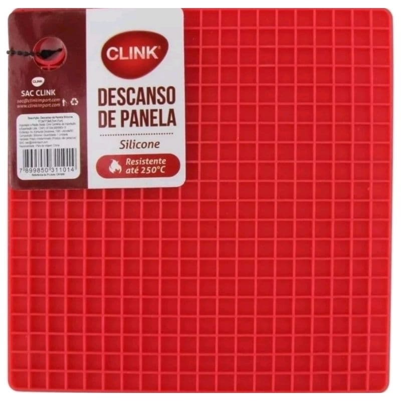 kit 3 Descanso De Panela Protetor Mesa Silicone Quadrado