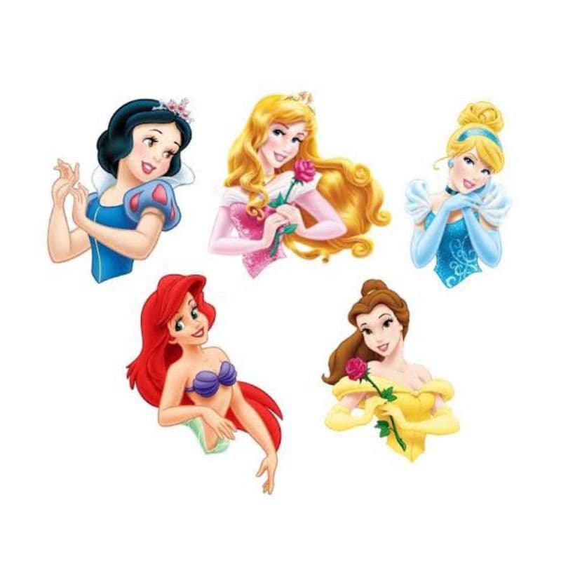 Aplique para tubete busto princesas personalizado 8,5cm altura personalizado com qualquer tema