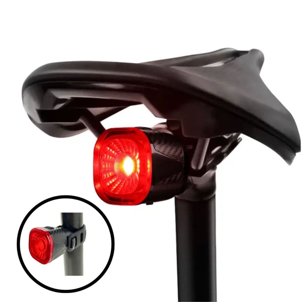 Lanterna Traseira  Sinalizador Bike Brake Light  Com Sensor Freio Usb C  JWS WS-5230