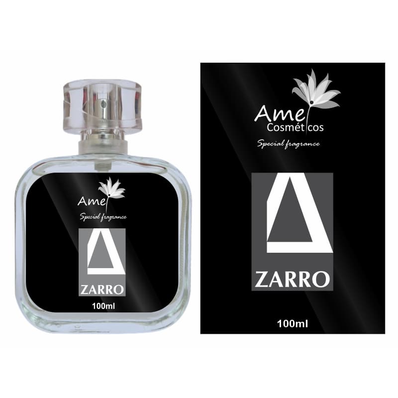 Perfume Masculino Zarro Amei Cosmeticos Alta Fixação 33% de Essência Importada