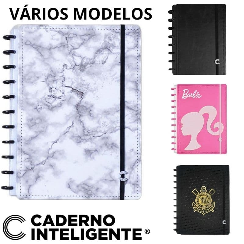 Caderno Inteligente A5 Médio Grande 80fls Caderno Inteligente