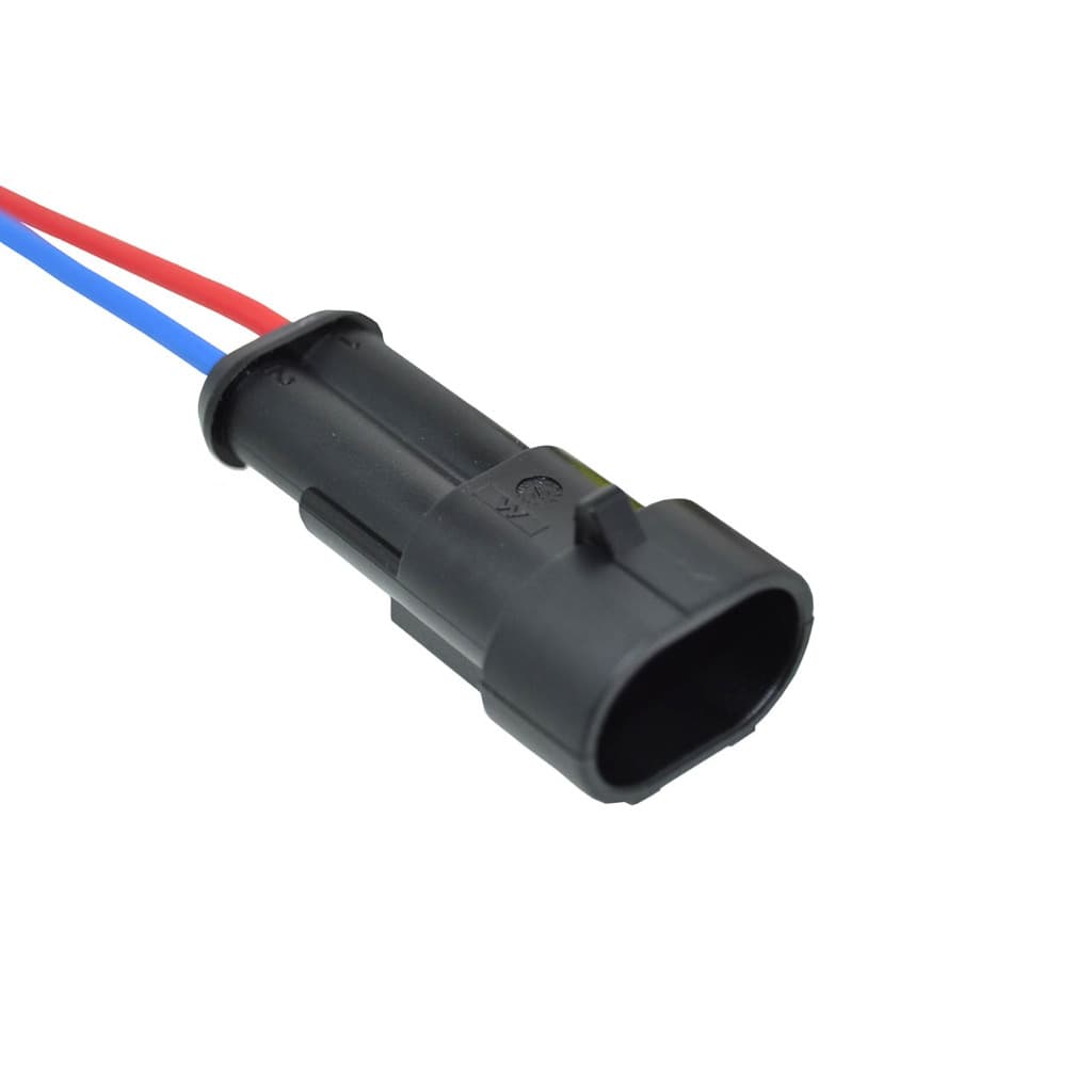 Chicote Superseal Macho 2 vias Conector Selado