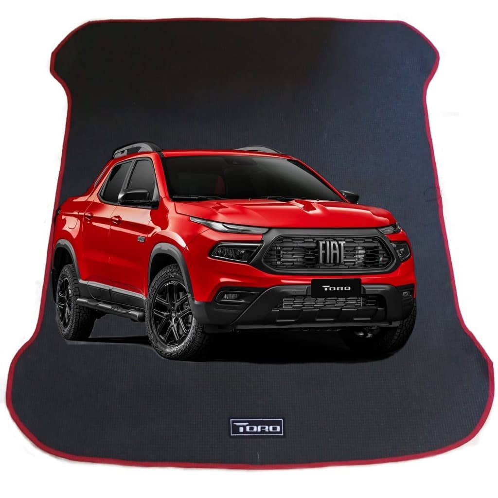 Tapete Protetor para Caçamba Personalizado Fiat Toro Freedom 2017 Á 2022