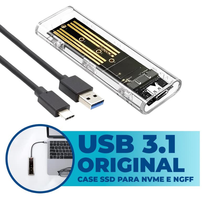 M.2 Caixa de unidade de estado sólido usb3.1 Type-c High Speed nvme /ngff Dual Protocol Caixa de disco rígido móvel externa SL-TNP10
