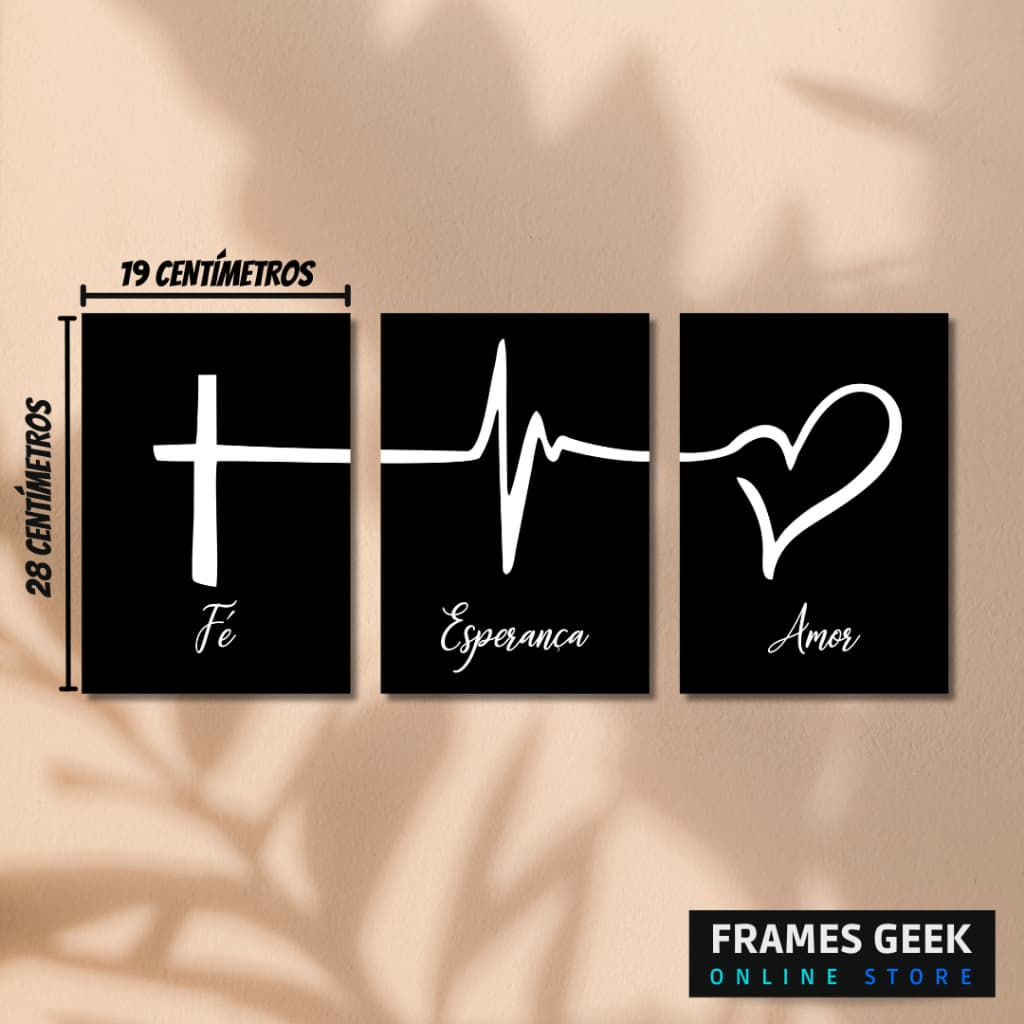 Placas Decorativas com Frases Evangélicas versículos gospel