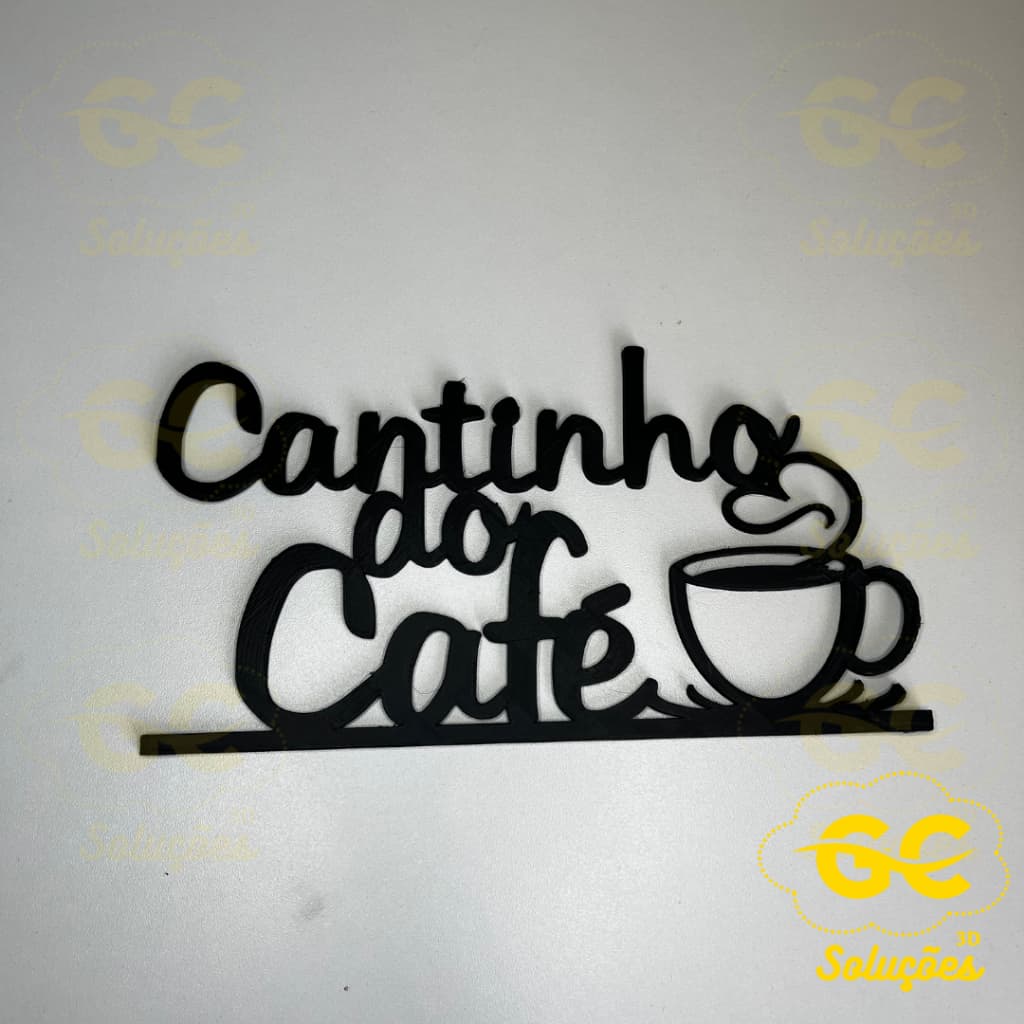 Placa decorativa Cantinho do Café